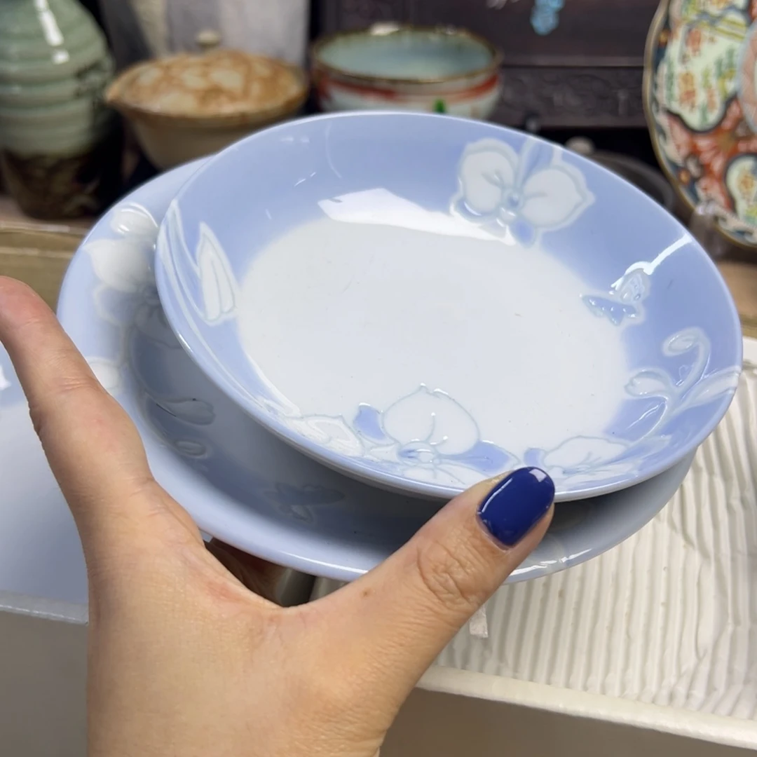 蝴蝶夫人陶瓷杯的