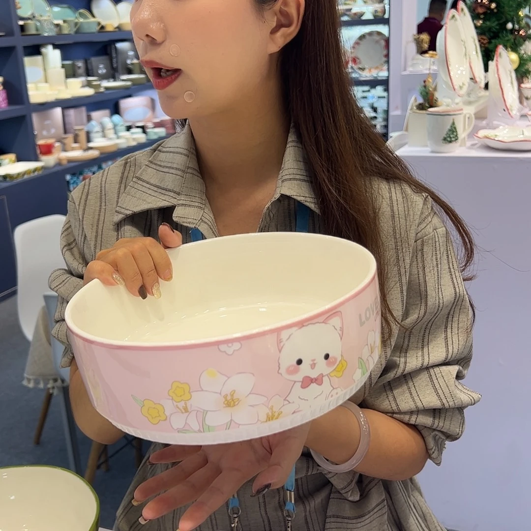 潮州微瑕陶瓷餐具9寸