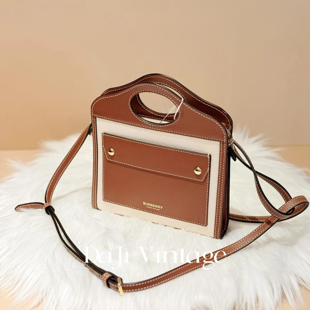 大吉中古/Burberry博柏利mini邮差斜挎包