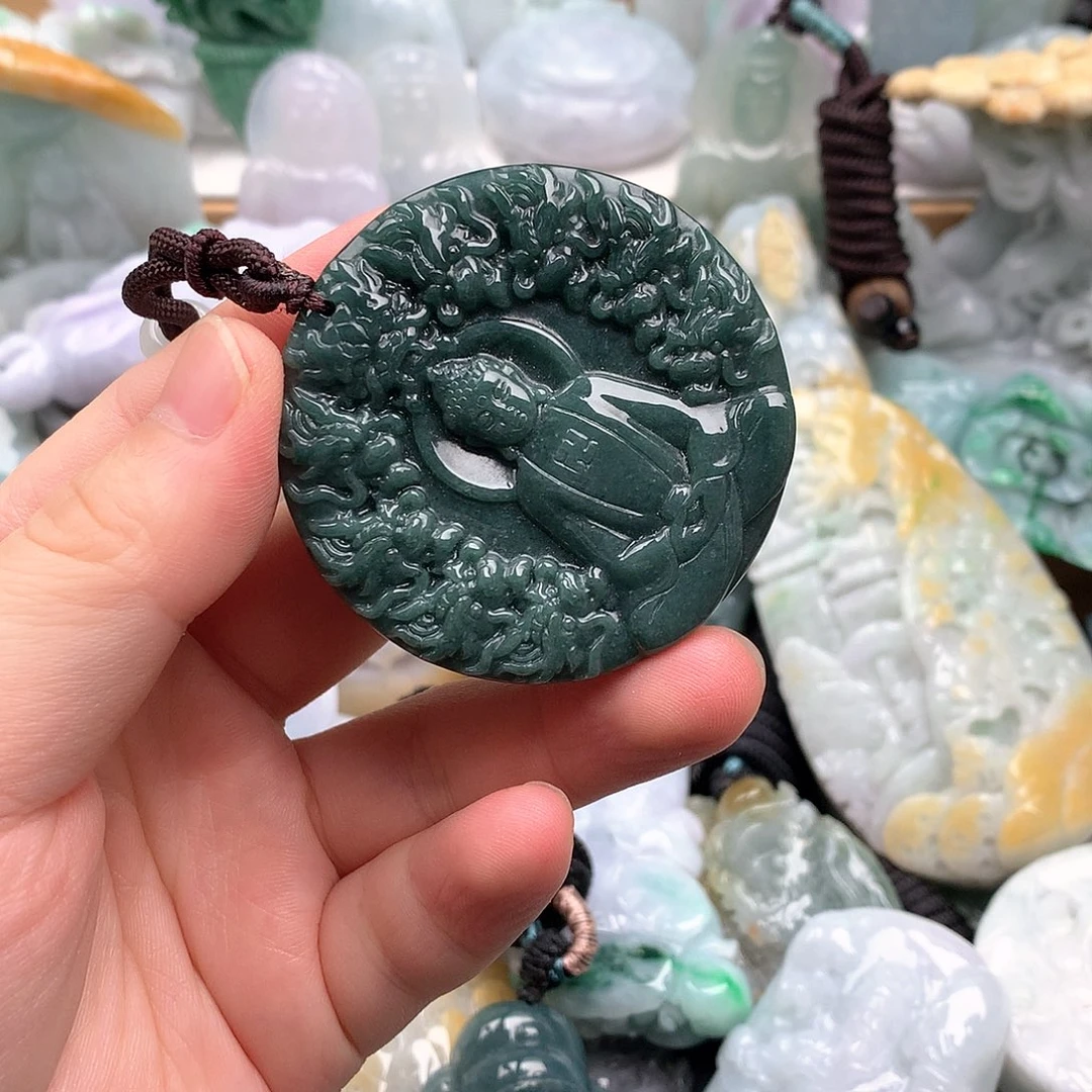 吊坠(不含链)未镶嵌翡翠