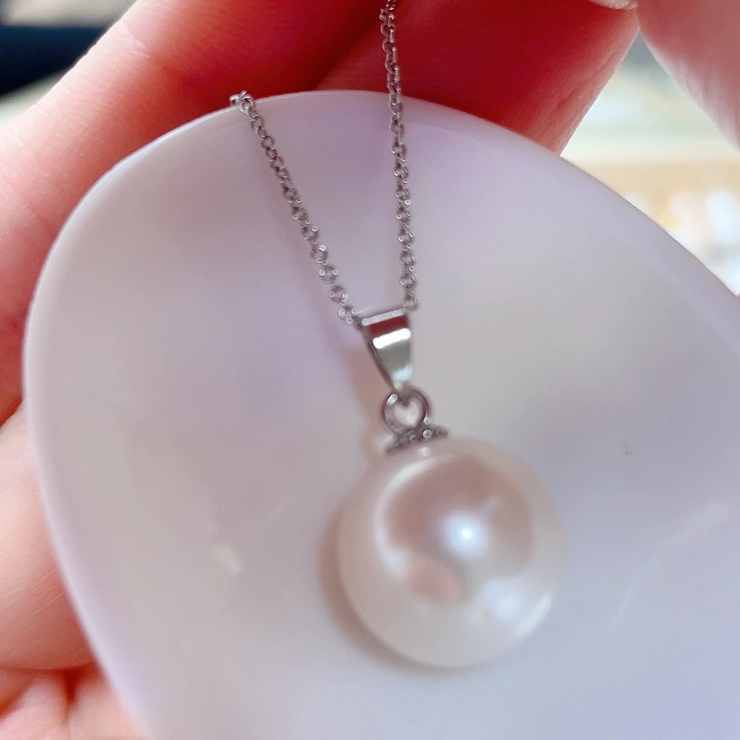 淡水珍珠未镶嵌吊坠(赠链)