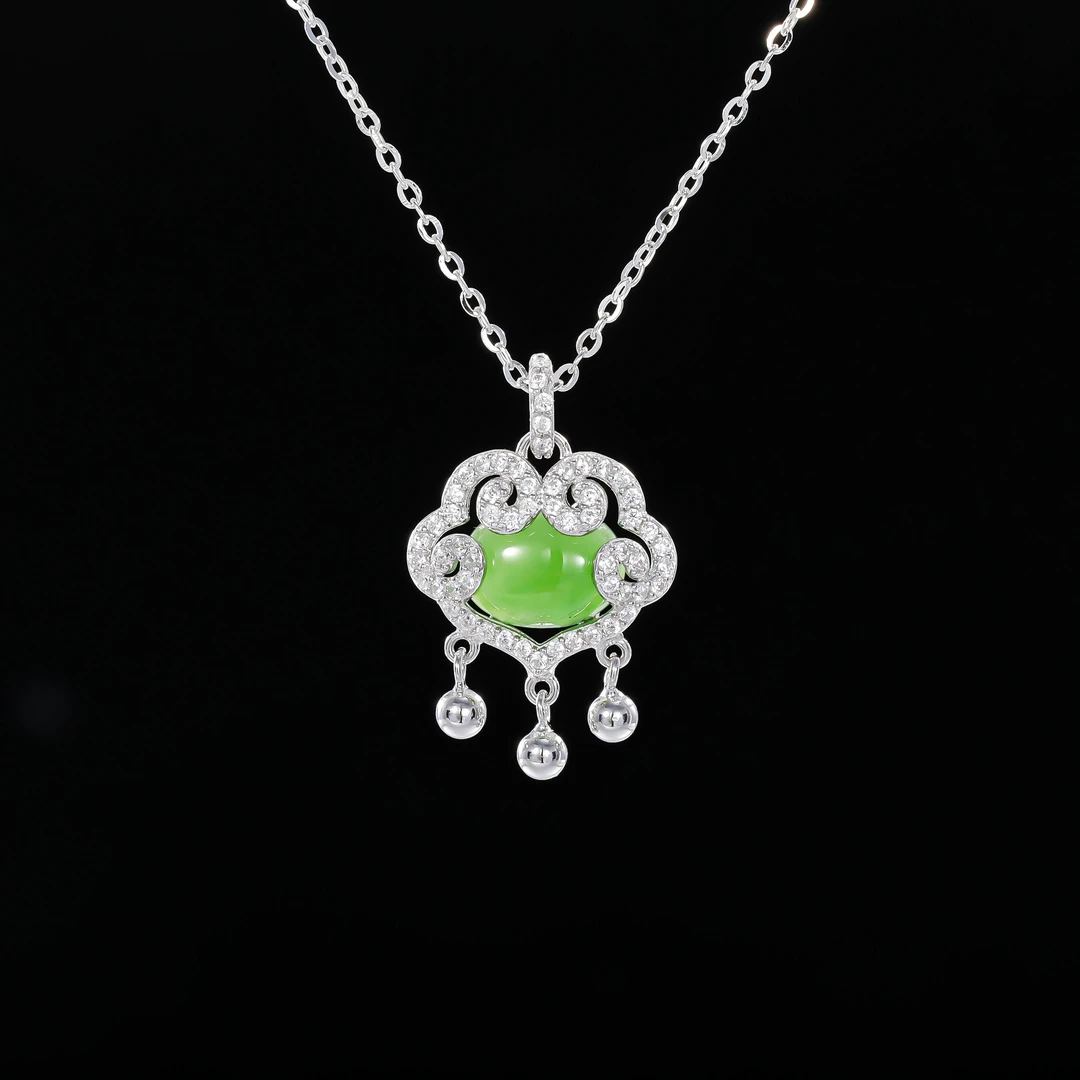 坠链均925银合成锆石 木木（SY7314）NM-0275B 45厘米项链