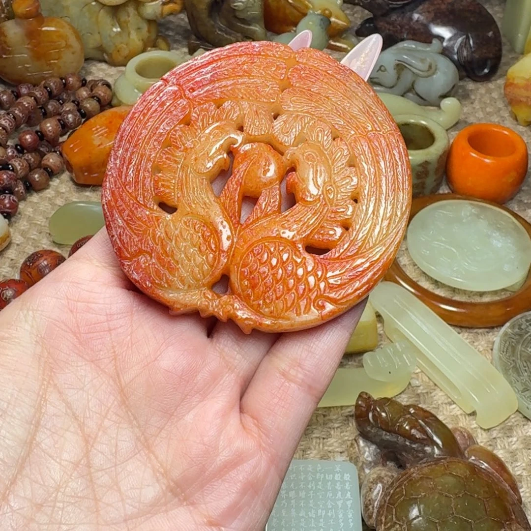 白玉菩提吊坠挂件