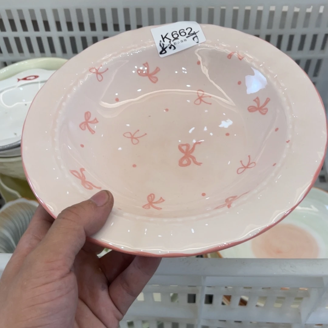 陶瓷微瑕餐具介意勿拍，满18飞！