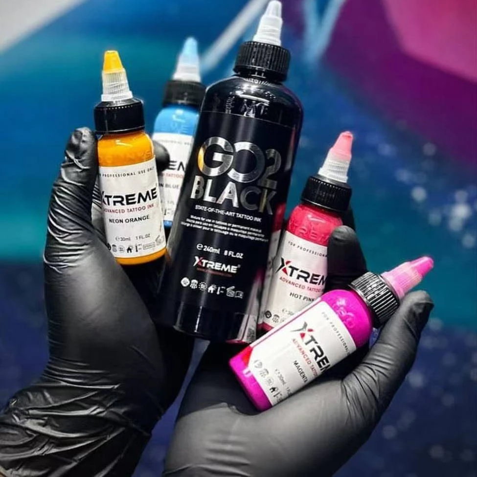 【杰哥直播推荐】超级黑纹身色料墨水美国进口正品硬核极限Xtreme