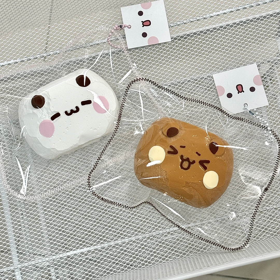 【一二布布馒头系列】肌无力稀奶油爆浆感食品级硅胶捏捏乐