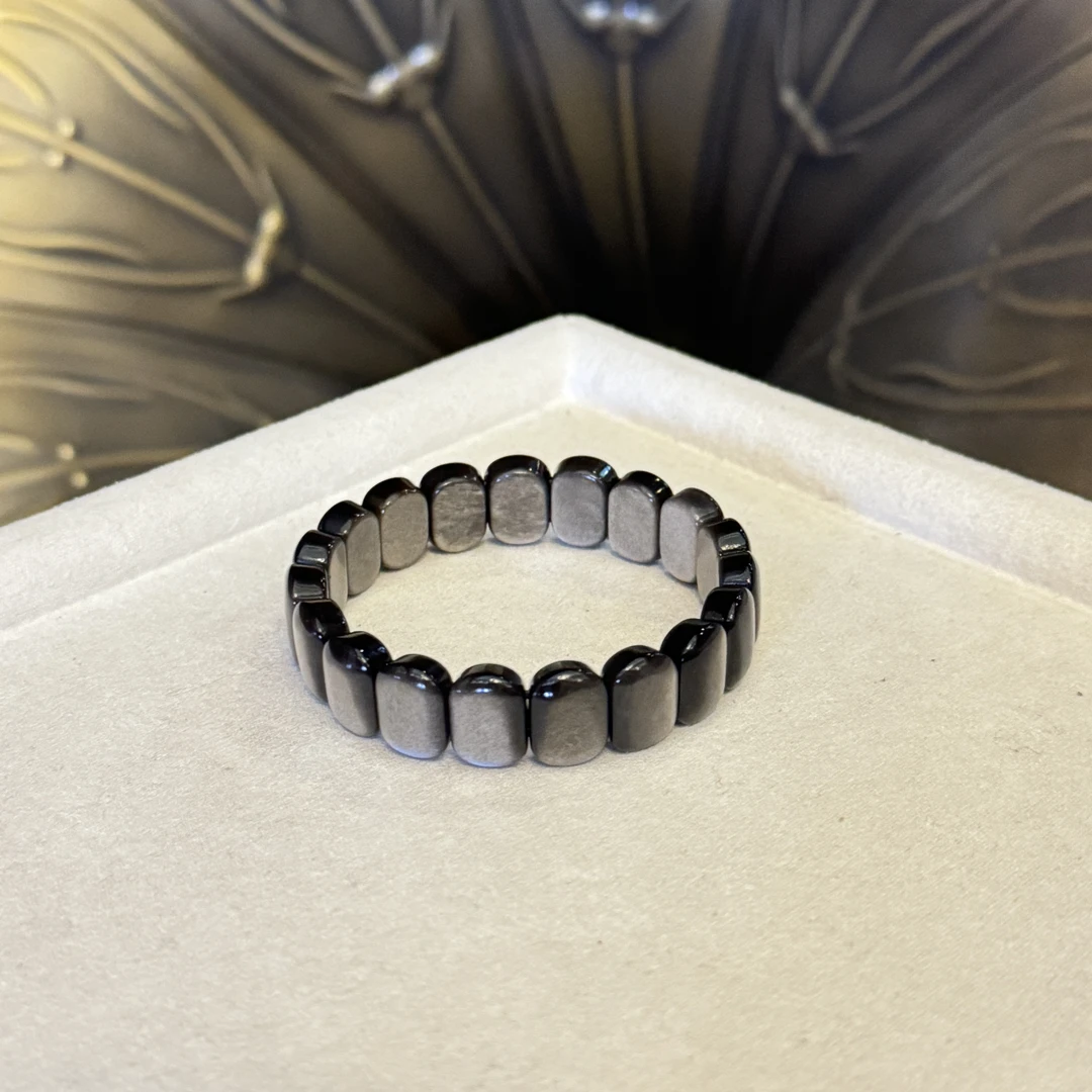 源源手作*银耀石手牌