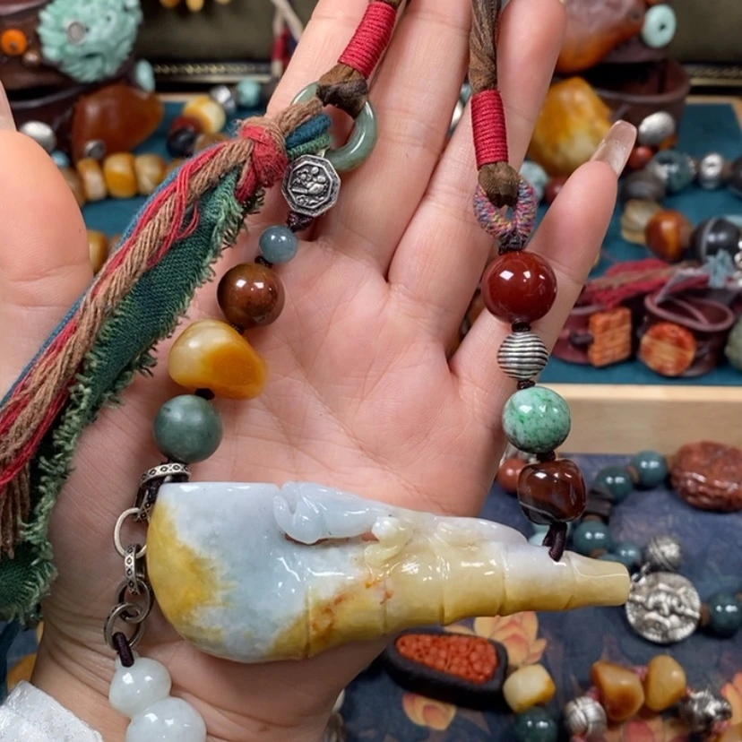 【闪购商品】翡翠颈饰未镶嵌项链