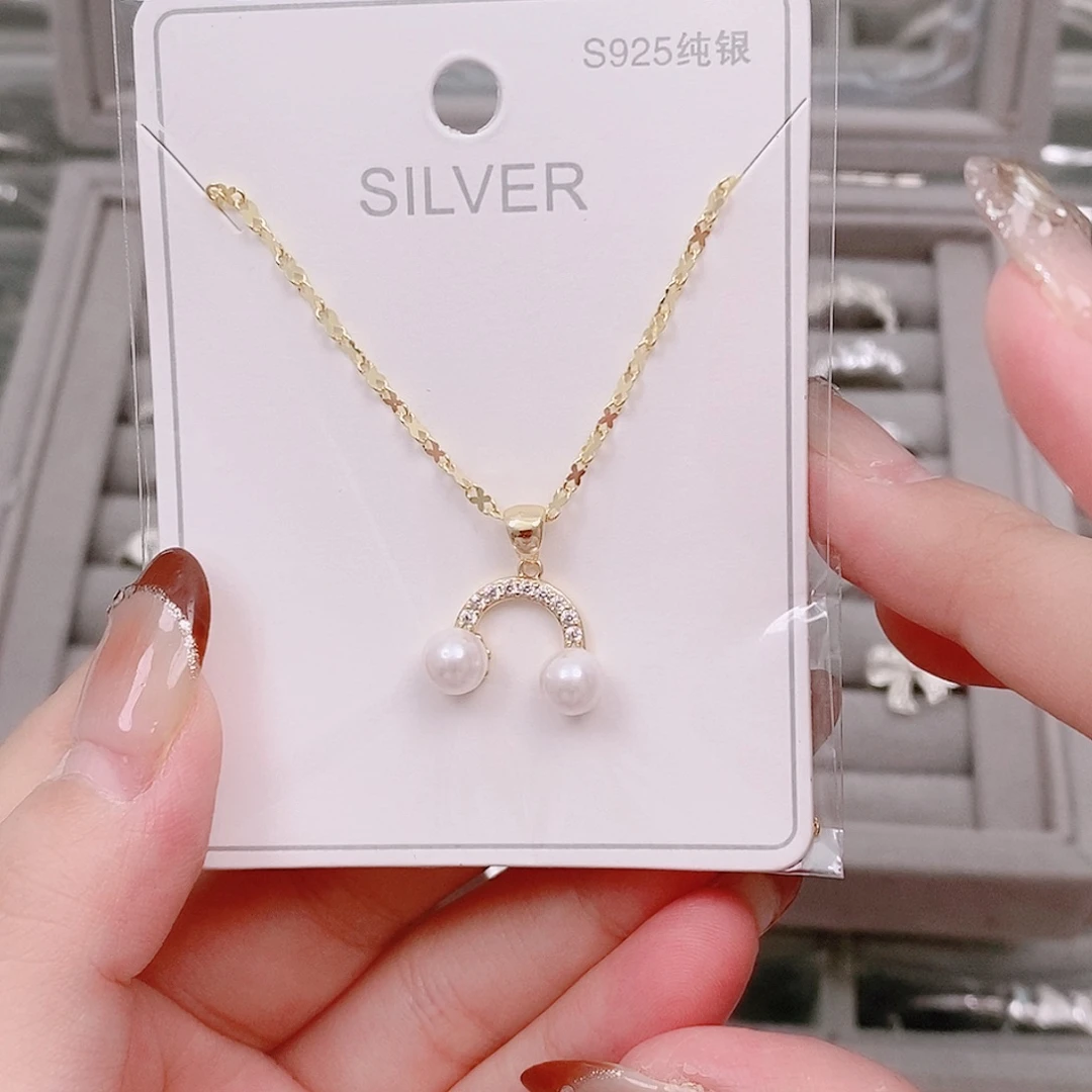 坠链均925银纯银925套链孤品