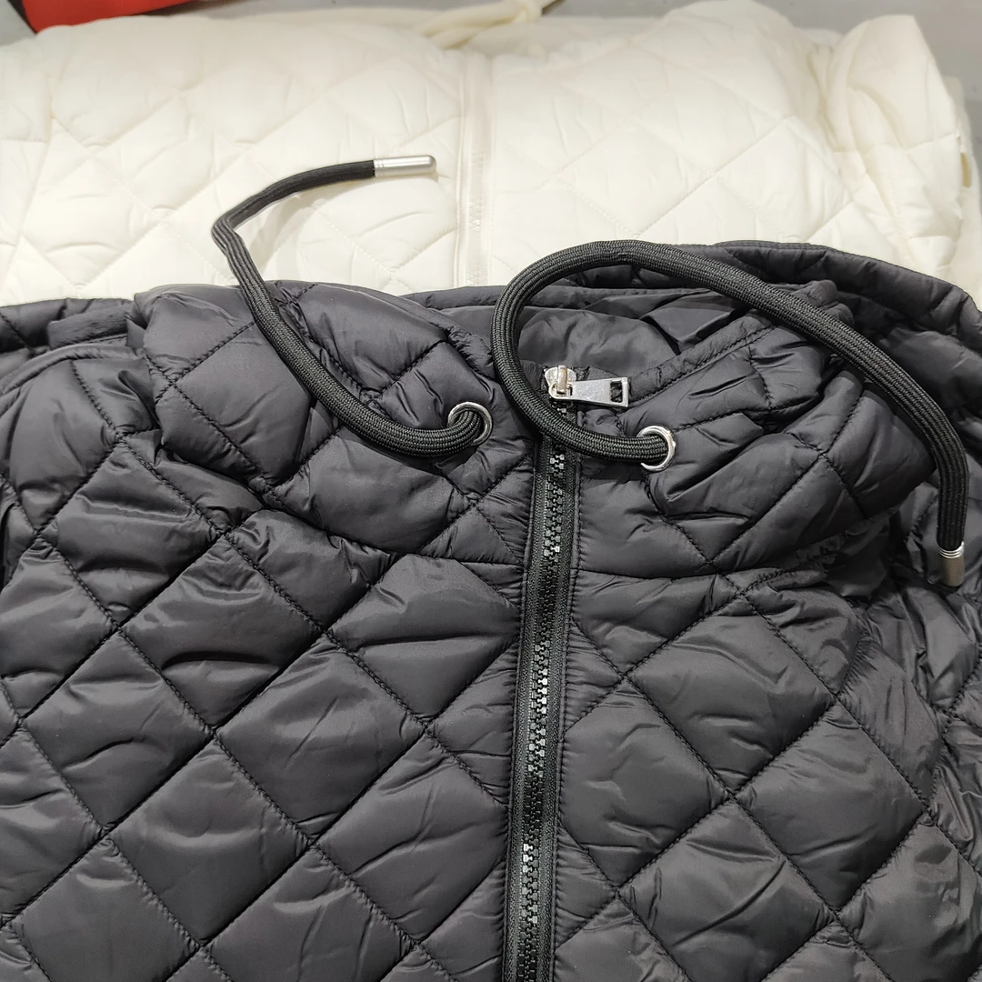 255号外套棉服菱格带帽