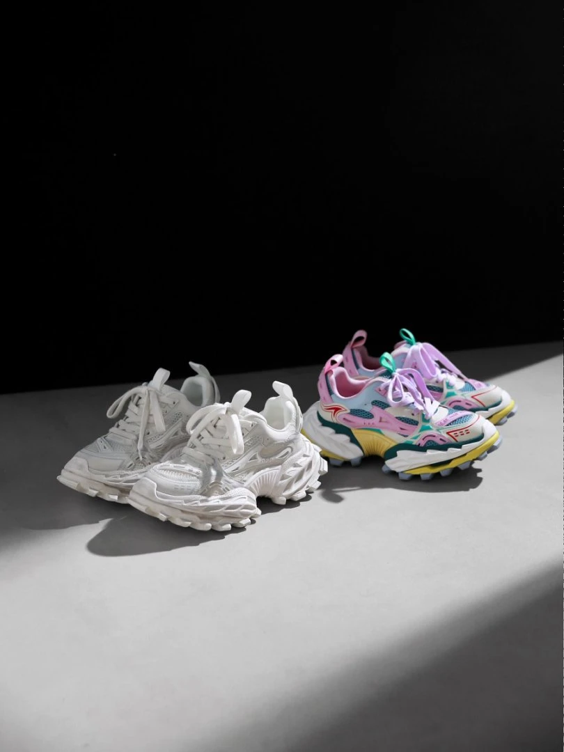 8939A-2 增高6cm厚底老爹鞋2025新款爆款高级百搭拼色厚底休闲鞋