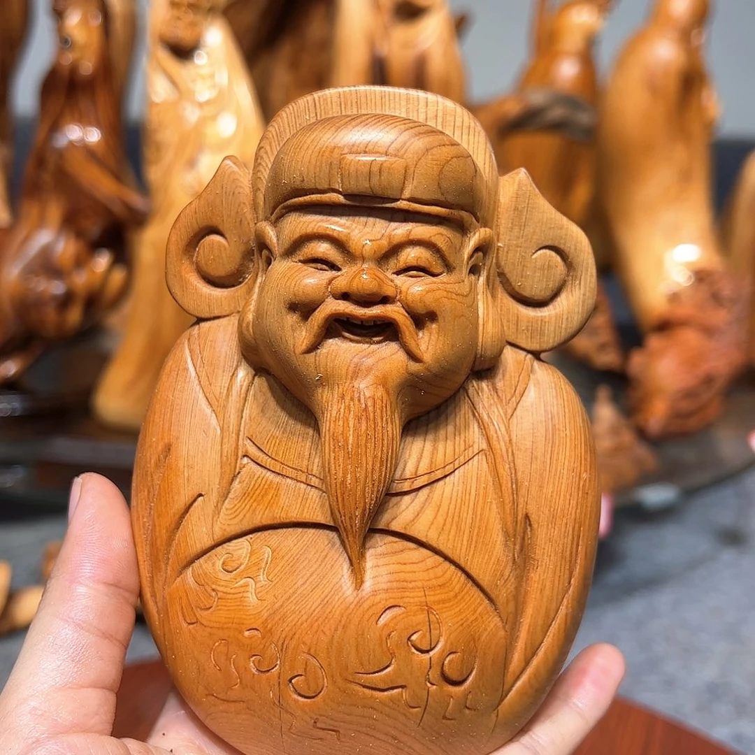 柏木崖柏木手把件摆件