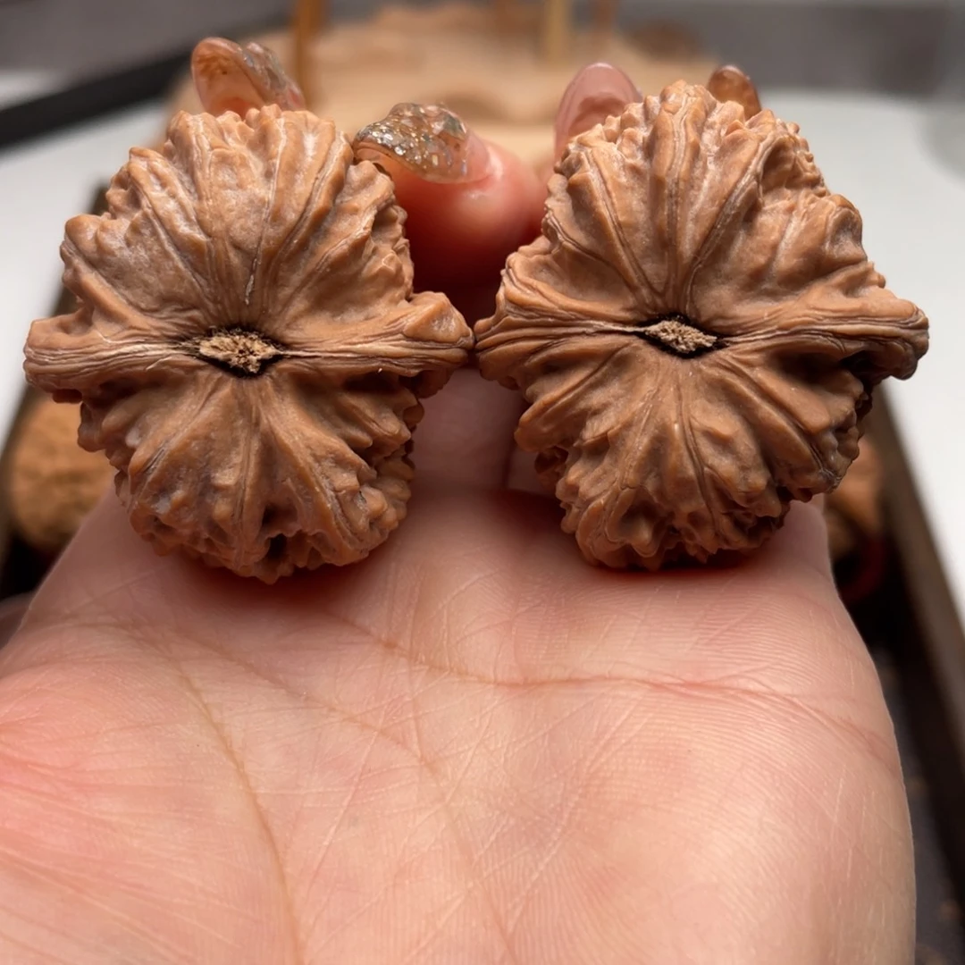 桃核把件老****?三角白全品37