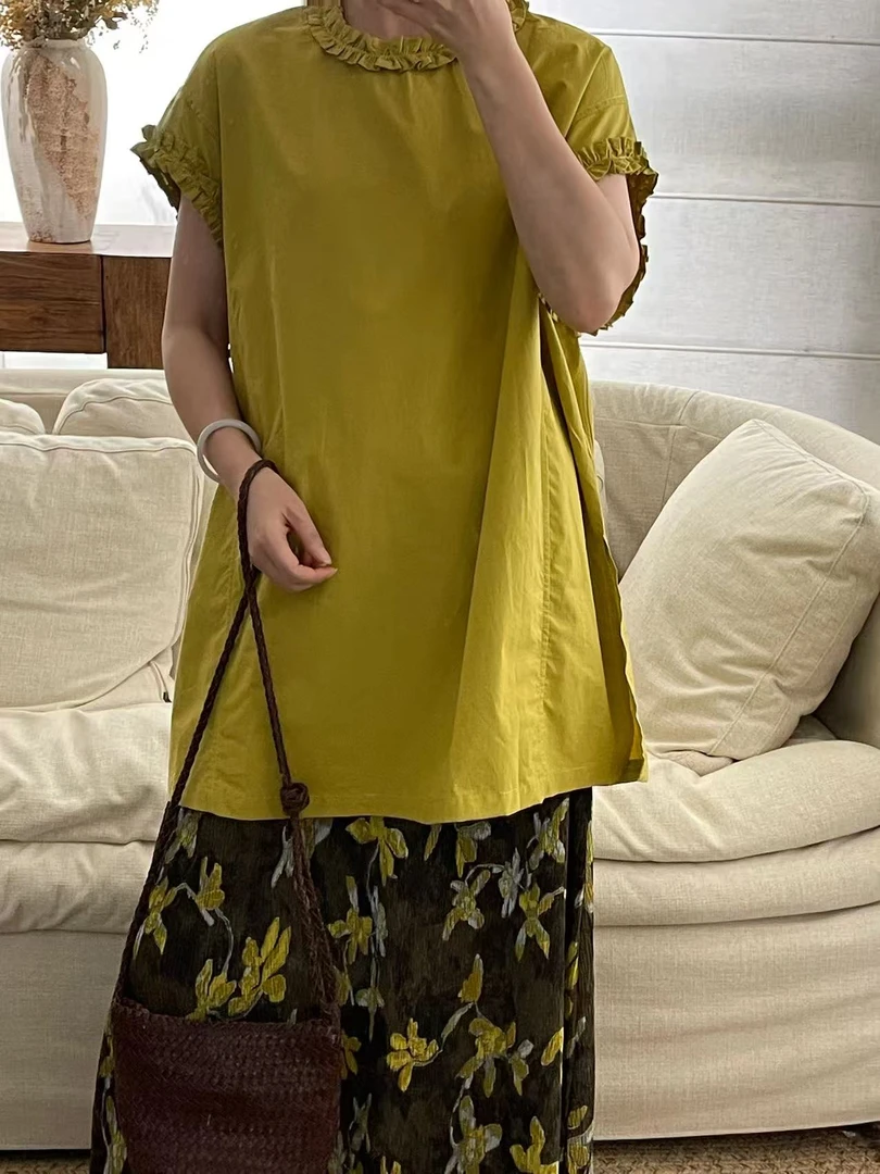 叨叨定制款#8323#花边领衬衫上衣  XX