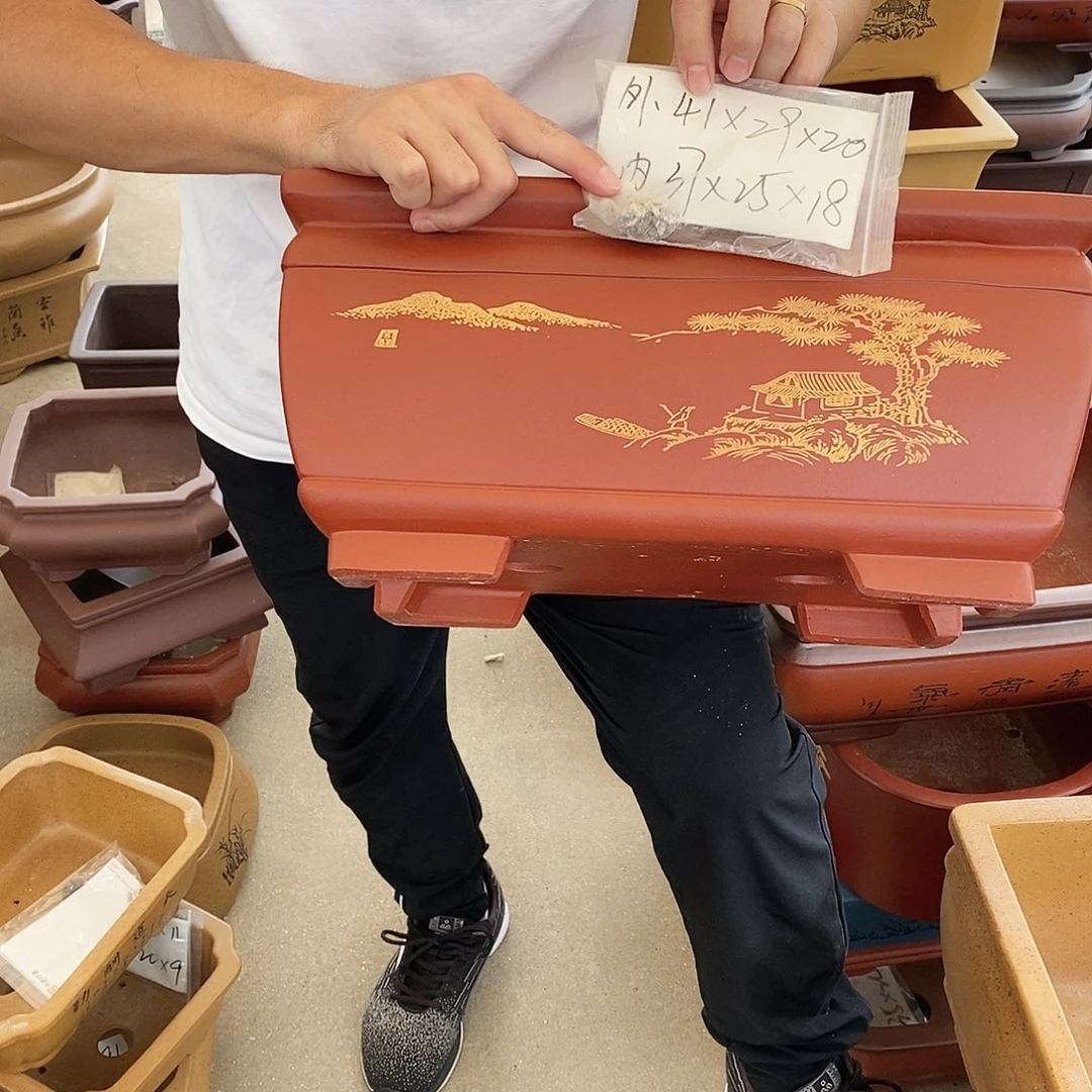 紫砂花盆紫砂花盆