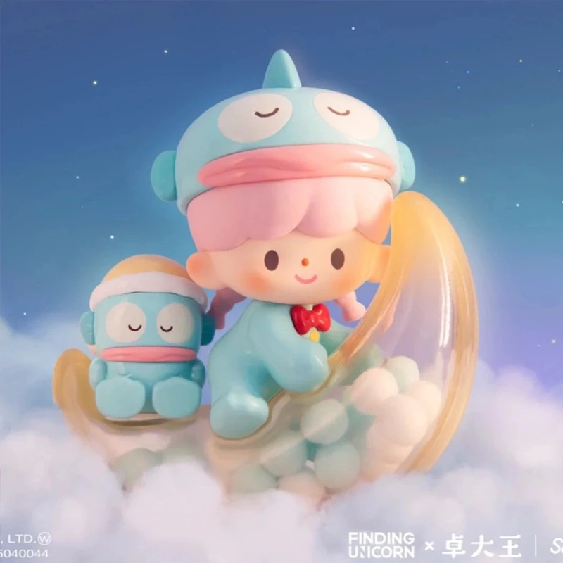 【拆盒】寻找独角兽卓大王三丽鸥家族晚安预备备联名潮玩盲盒手办