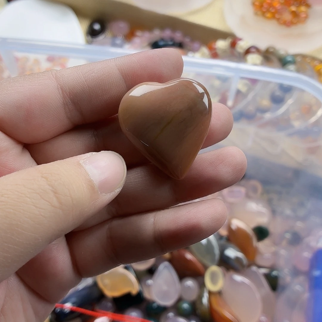 馨***荷玛瑙/玉髓合金珠宝半成品