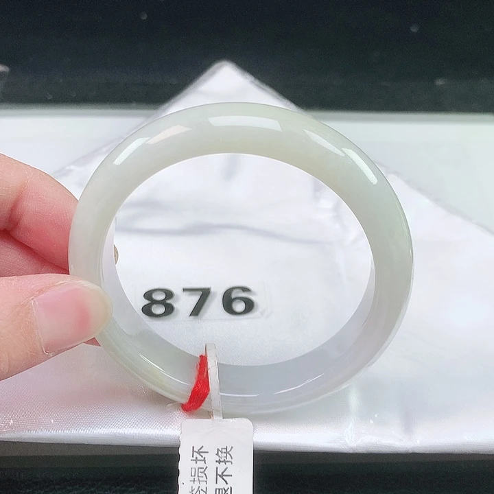 翡翠未镶嵌手镯876