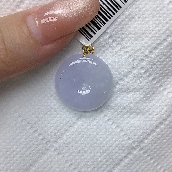 颈饰18K金镶嵌翡翠