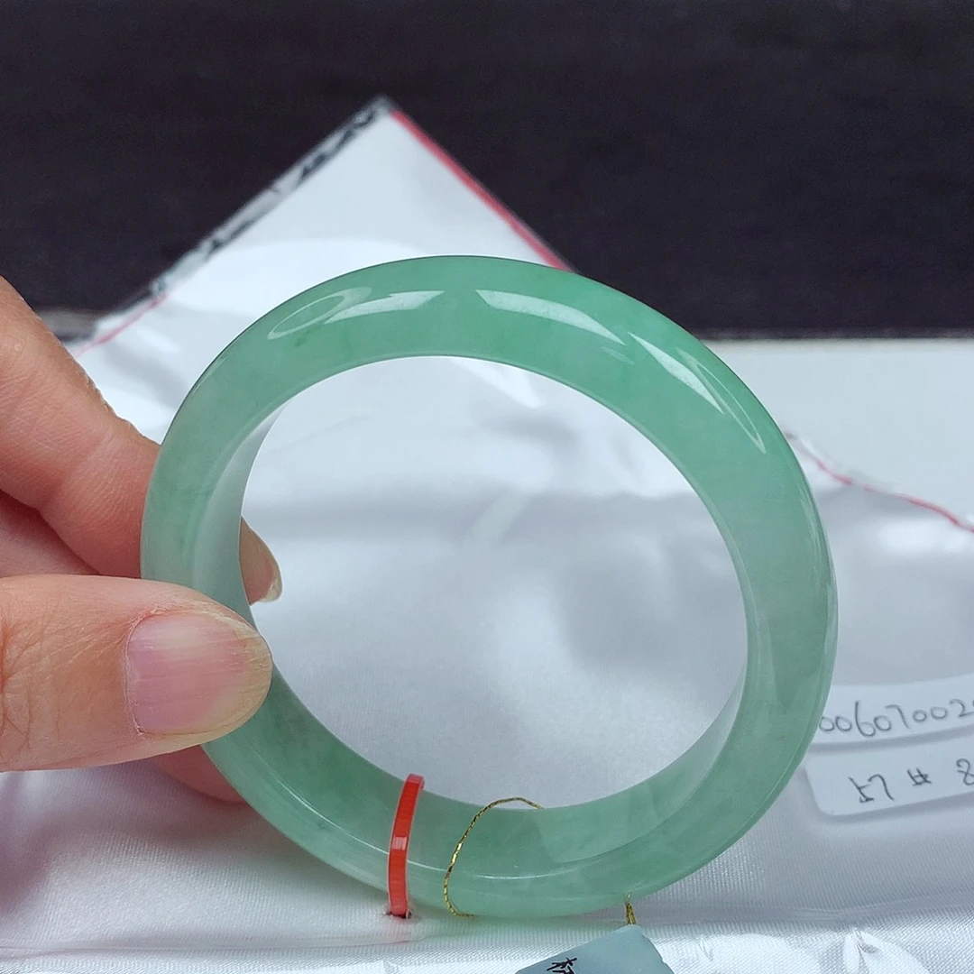 未镶嵌手镯翡翠57圈0201