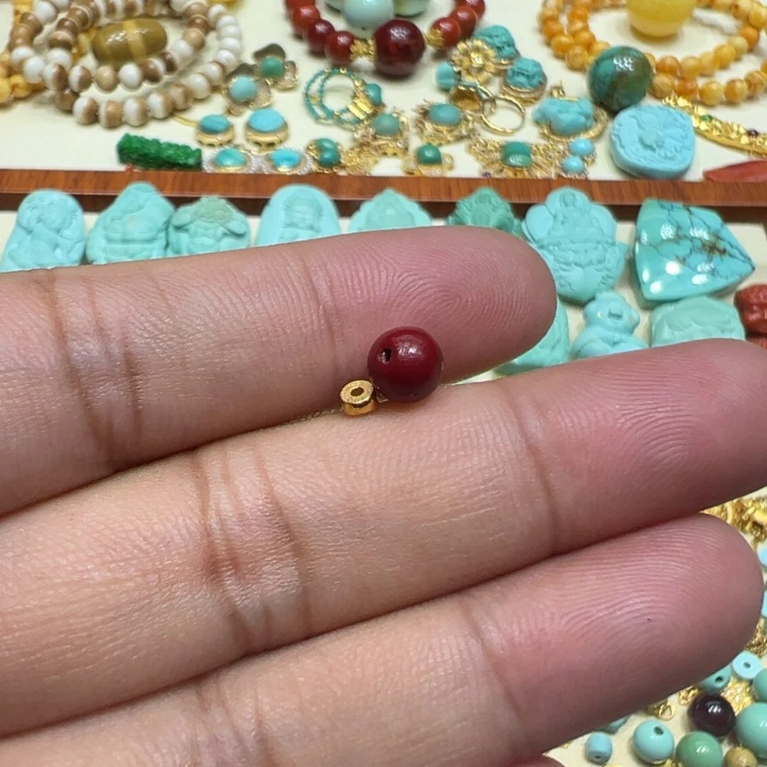 三***七南红玛瑙未镶嵌颈饰