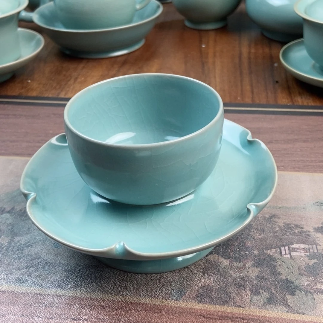 摆件原产地原矿汝瓷～茶器