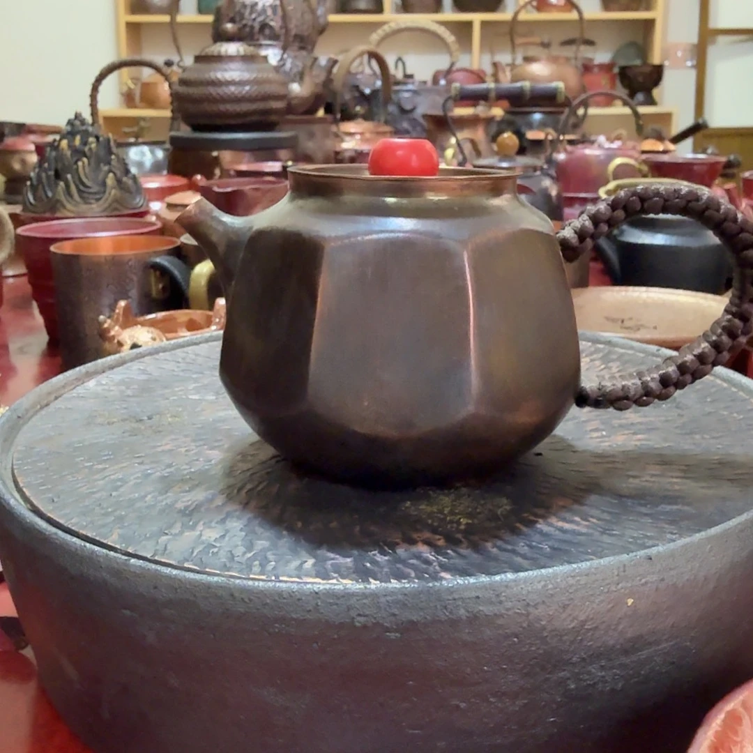用***9紫铜手工制作摆件