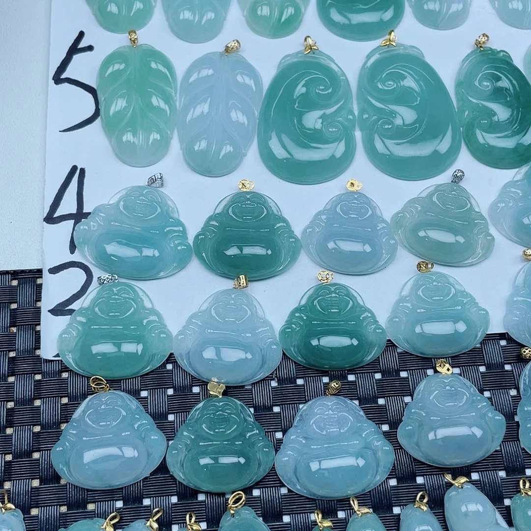 翡翠未镶嵌吊坠(不含链)翡翠