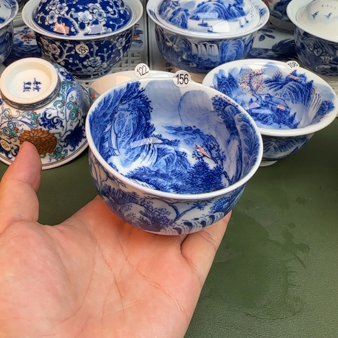 彦祖纯手工手绘茶具156