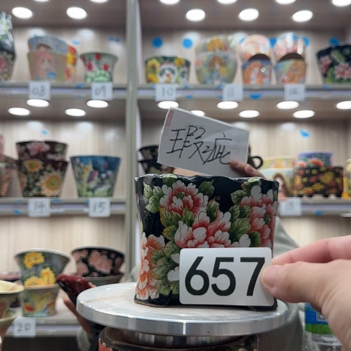 ****儿花盆紫砂瑕疵瑕疵657