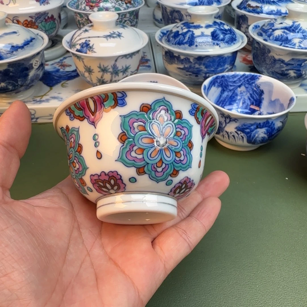 陶纯手工纯手绘茶具392