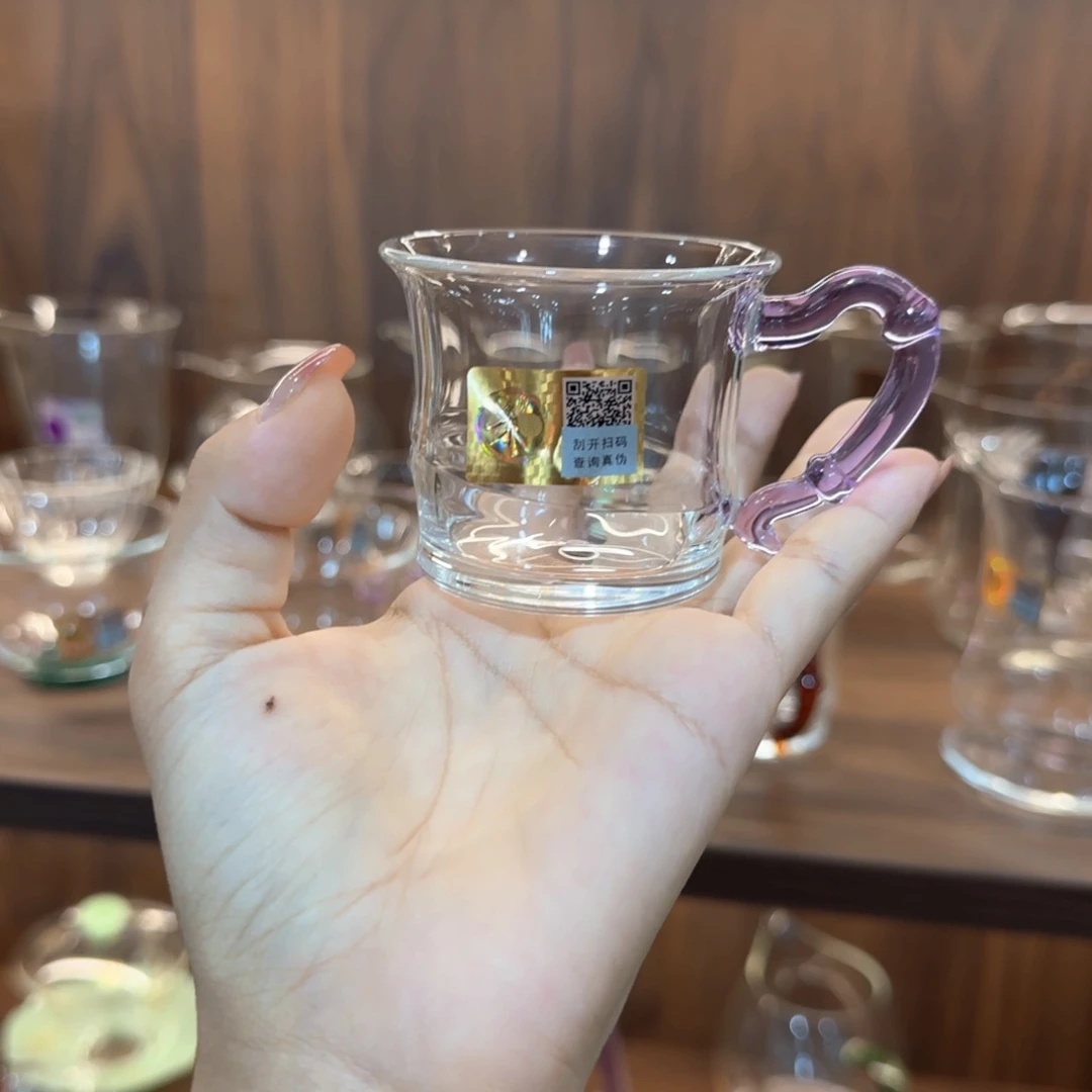 如**花禾器君潋杯浅紫色5个