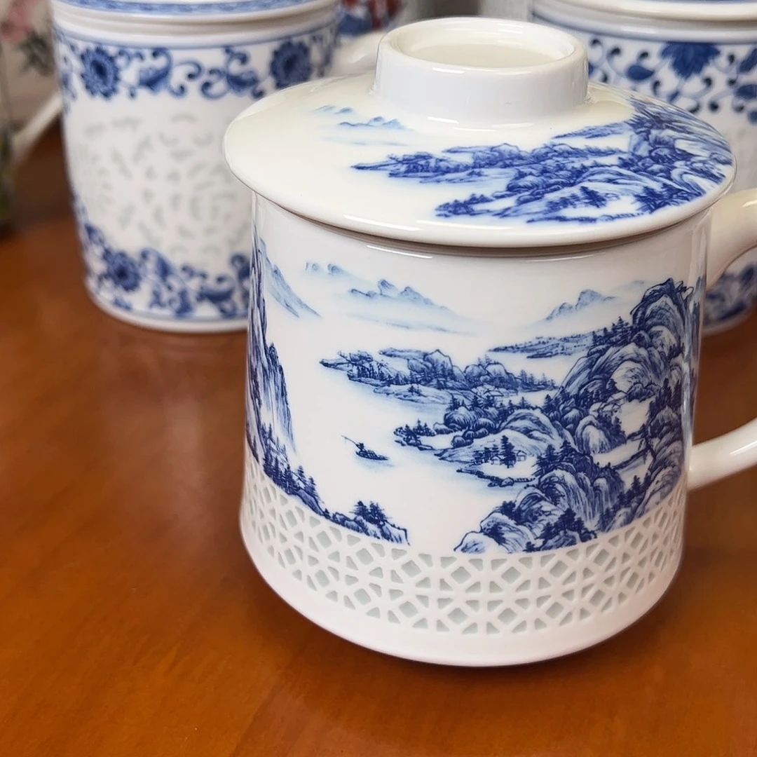 博*?景德镇陶瓷高温陶瓷办公杯