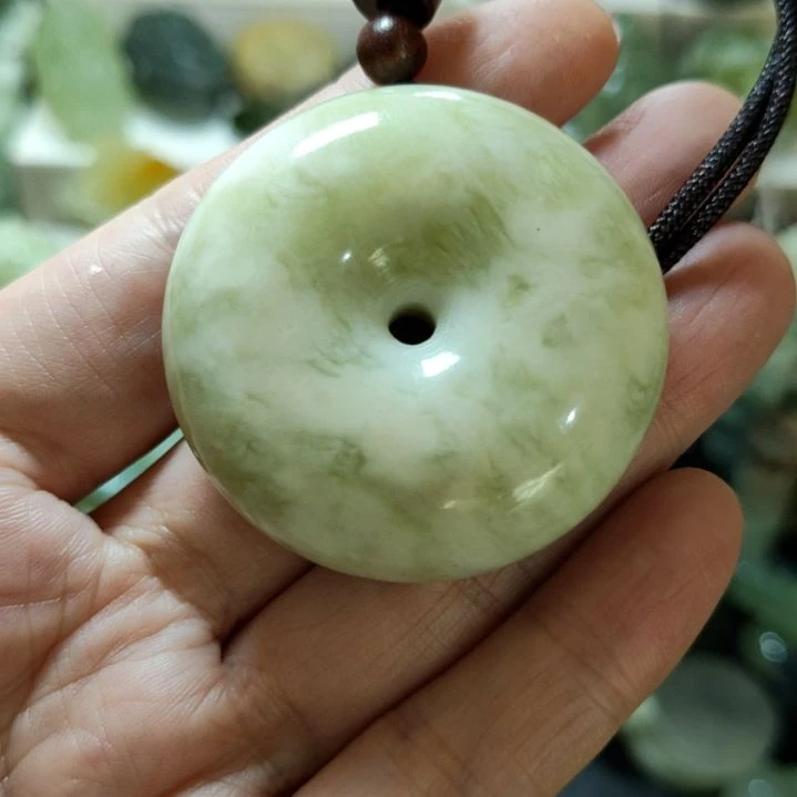 岫玉平安扣未镶嵌