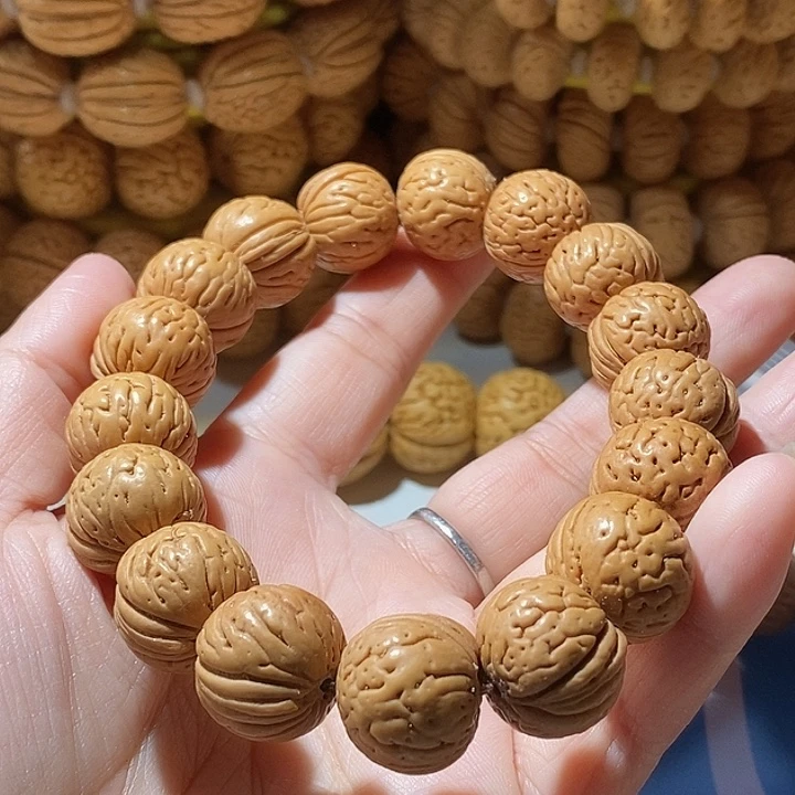 夜***风手串桃核顺顺利利元宝29