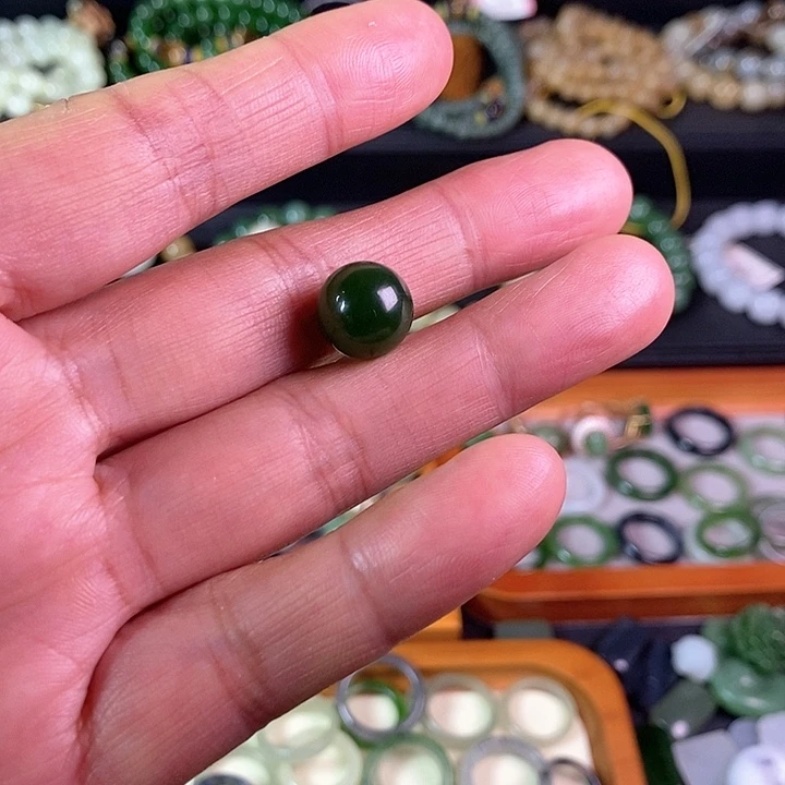 和田玉单珠未镶嵌E***n