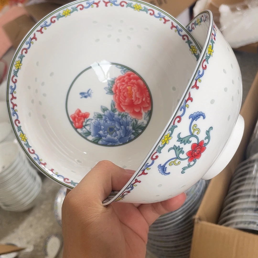碗景德镇高温细白瓷餐具