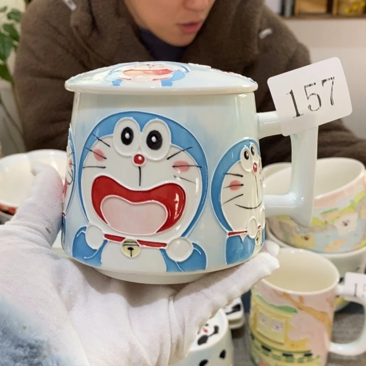 杯雯****a景德镇釉下彩手绘