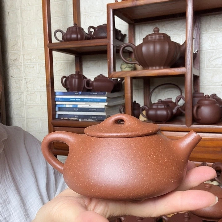 紫砂茶壶石瓢260cc半手工