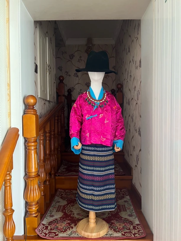 夏季最新款原版不丹藏服小公主甜美风两件