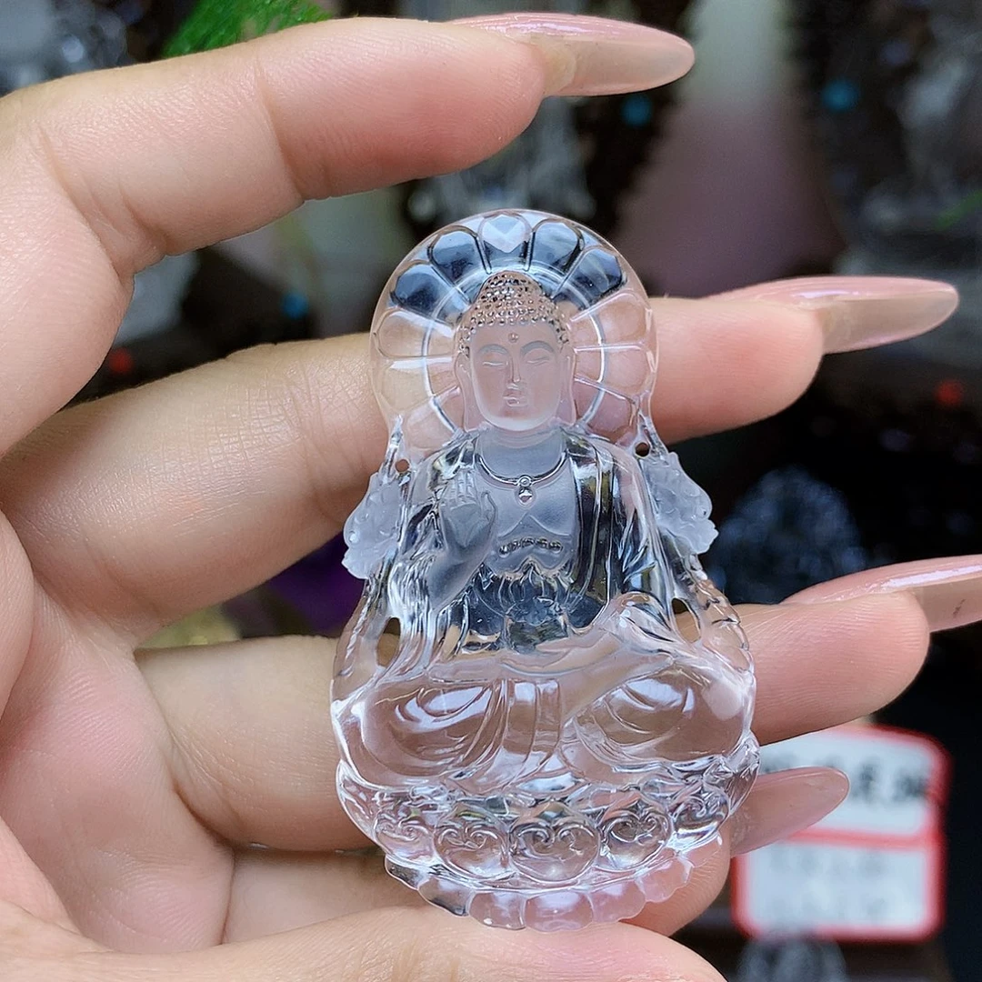 水晶颈饰未镶嵌左***佑，