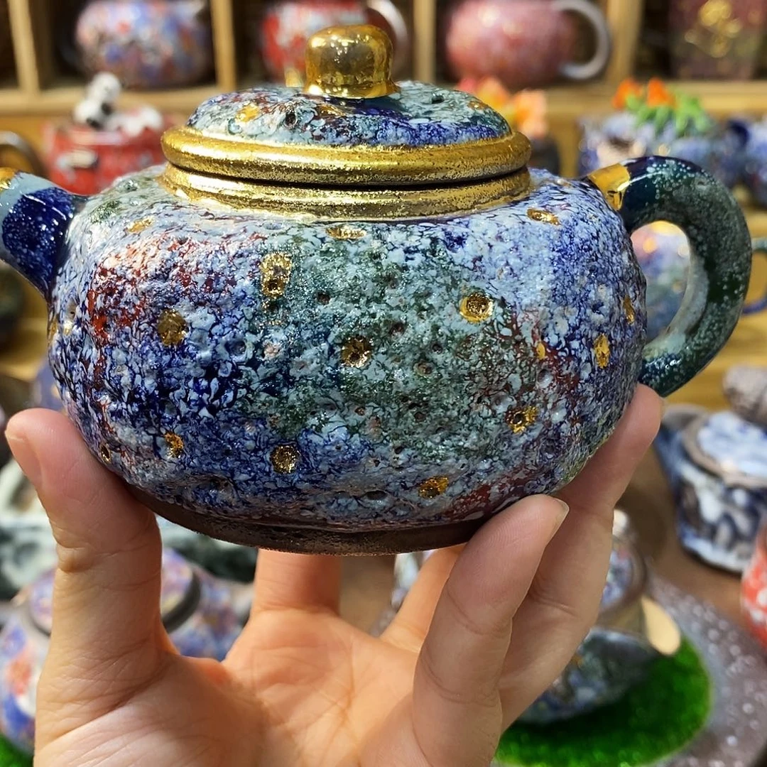 蜀***水粗陶柴烧志野茶器