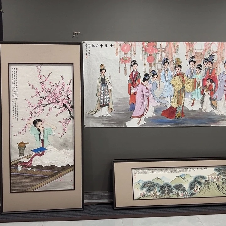 老***猫国画赵永夫老师人物画作品