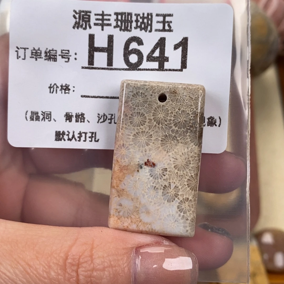 硅化玉颈饰未镶嵌坐****2