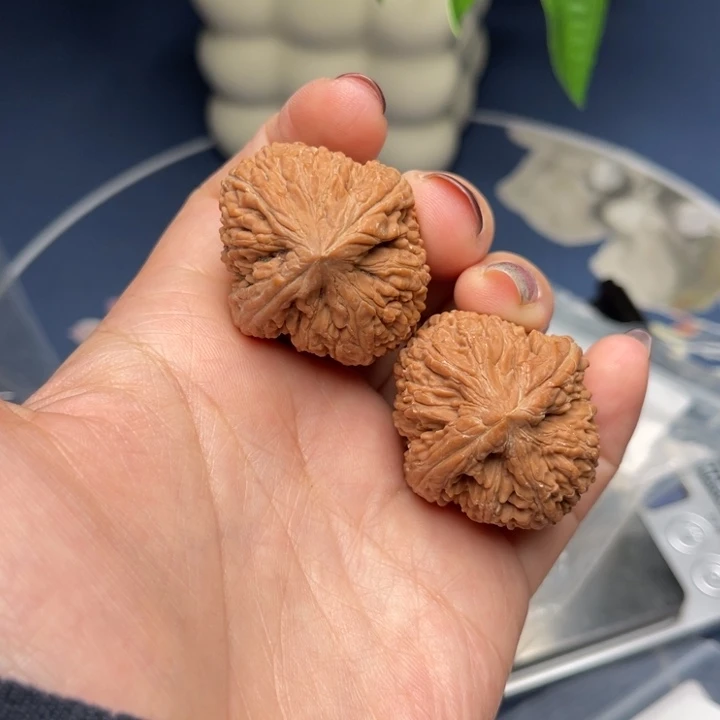 文玩核桃把件蒜头33