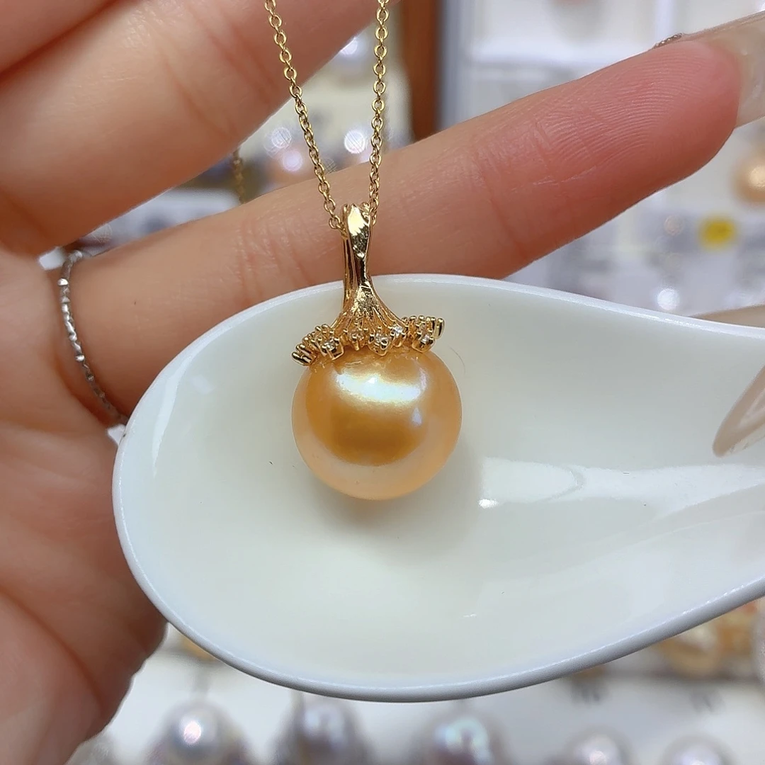 颈饰合金淡水珍珠F