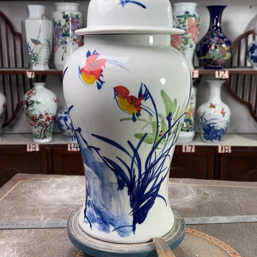 陶摆件景德镇陶瓷将玉