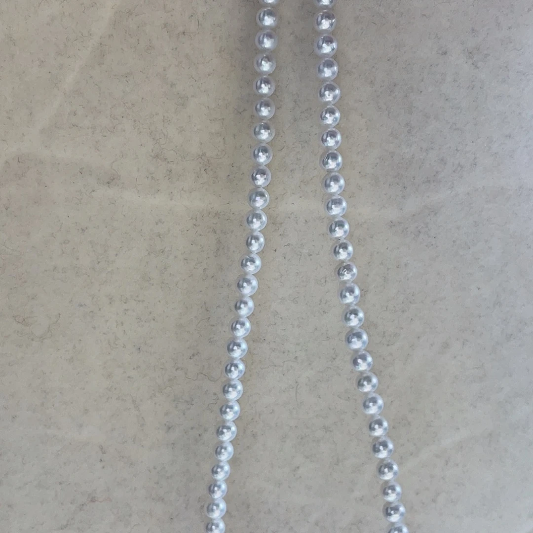 颈饰淡水珍珠银S925镶嵌大气款