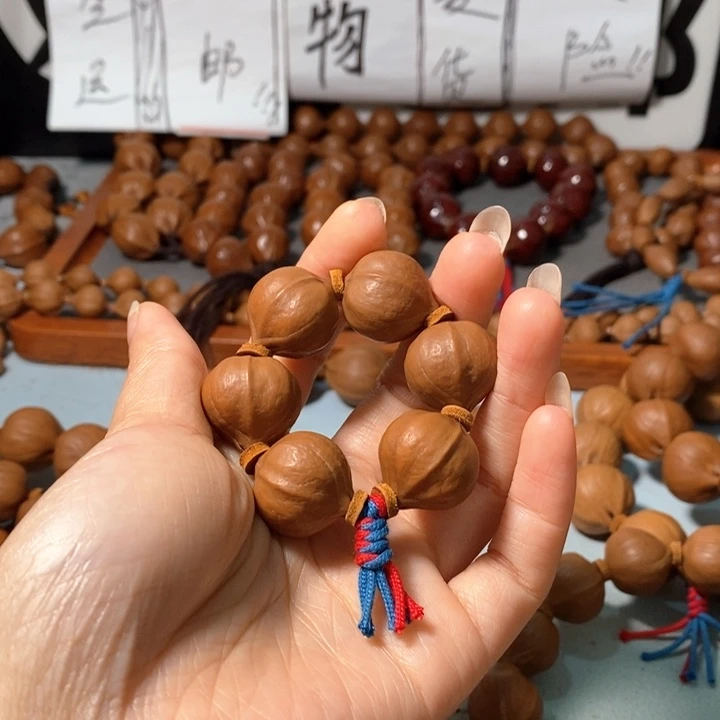 手串橄榄核0291精品蒜头铁6颗