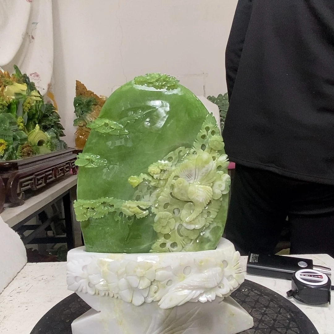 A***芳玉玉未镶嵌居家摆件